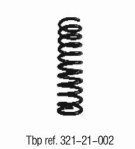 Coil spring 124 324 1204