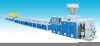 PVC profile extrusion line