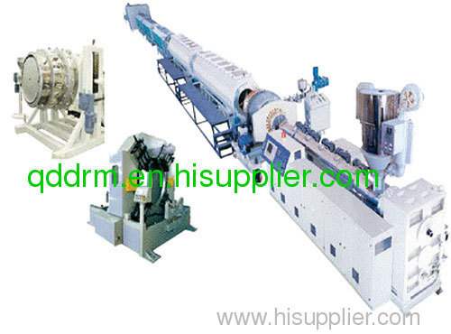 PE pipe production line