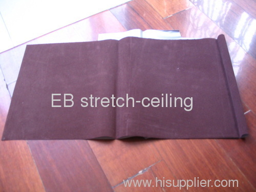 brushed suede stretch ceiling