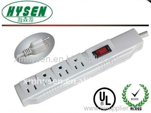 US electric strip socket 4 outlet