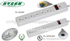 US style electric strip 6outlet with surge protect