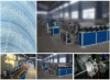 PVC braided fibre reinforced hose extrusion line