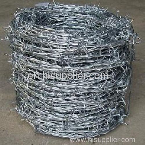 Electrol Galvanized Barbed Wire(Factory)