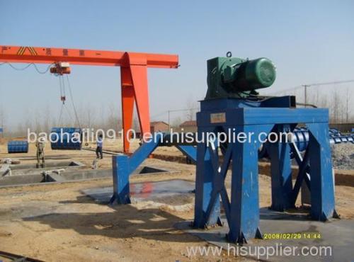 Roller Suspension Technology of Concrete pipe making machine From Shanghai