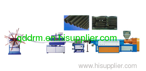 PE Carbon Spiral Reinforcing Pipe production Machine