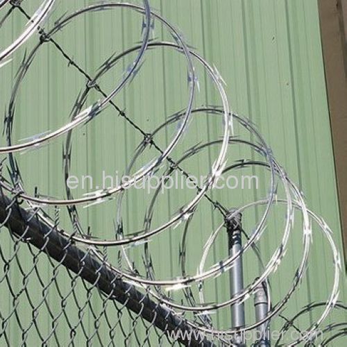 Electrol/Hot-dipped/PVC Coated Galvanized Razor Barbed Wire