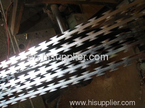 Electrol Galvanized Razor Barbed Wire