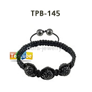 Shamballa swarovski crystal bracelet