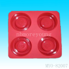 four hole silicone cake mould