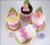 Small Cylindric Cake Towel wedding favor