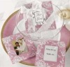 lovely pink coaster wedding favor