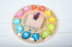 Wood Toy Clock 1-HC0108