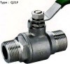 2pc male thread ball valve