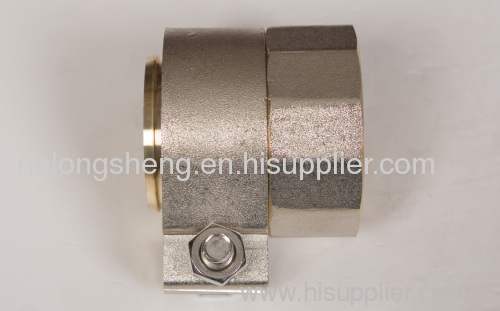Female straight union clamp brass fittings for PAP pipes