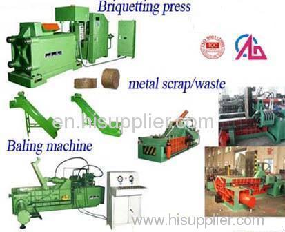 Hydraulic briquetting press