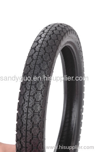Motorcycle tyre and tube