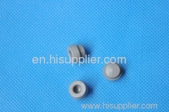 Rubber stopper for blood collection tubes