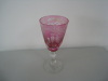 colored glass stemware