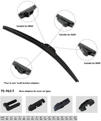 multi-function flat wiper blade