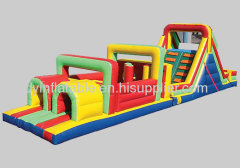 2011 hot sell inflatable obstacle course made of 0.55mm PVC
