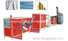 PE/PP/PVC Single Wall Corrugated Pipe Extrusion Line