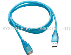 USB 2.0 data link transparent cable a male to b female