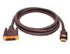 GOLD PLATED DVI-D(18+1) to HDMI Cable