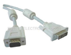 DVI-I 18+5 Single link cable TO HDB15M
