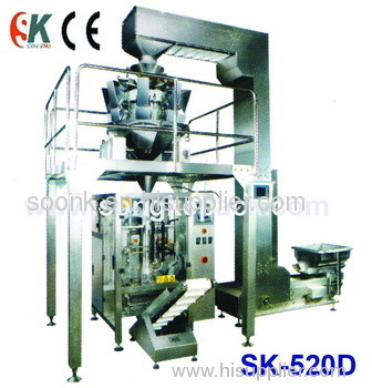 Automatic nitrogen small packing machine for food(bread&biscuit)