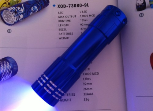365nm uv LED flashlight