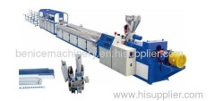 PVC plastic profile extrusion line