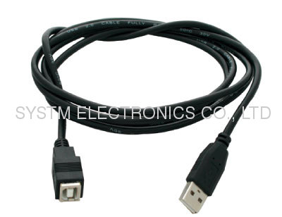 USB 2.0 A Male to B Female extension cable