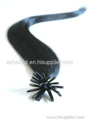human hair extensions in virgin hair remy hair stick tip hair extension