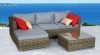 Outdoor rattan sofa set