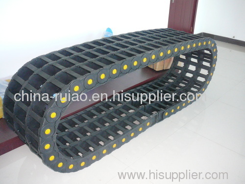 Plastic energy cable chain