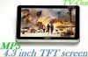 4.3 full touch screen super slim MP5 Player 8GB