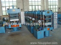 Plate vulcanizing press