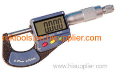 Digital micrometer with large screen