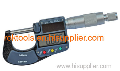 solar powered micrometer