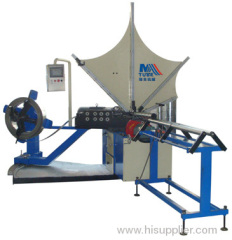 Spiral tube forming machine