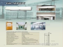 Door operator with 90 degree swing door