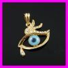 evil eye 18K gold plated pendant FJ 1640040