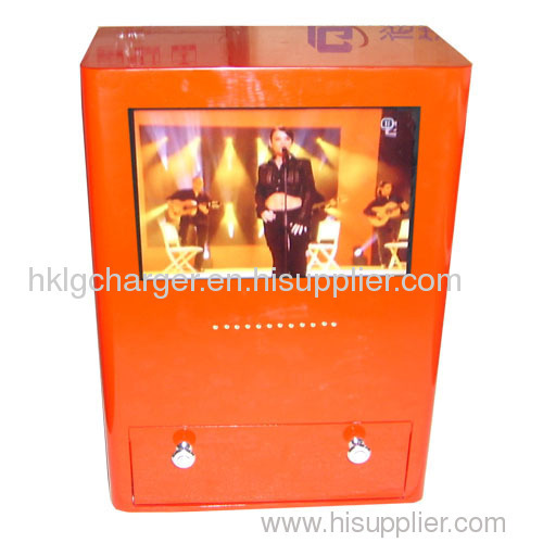 Cell Phone Charging Vending Machine With LCD Screen