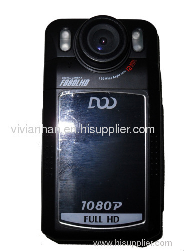 Free shipping DOD F880LHD wide angle Full HD1080P IR night vision with waterproof car camcorder