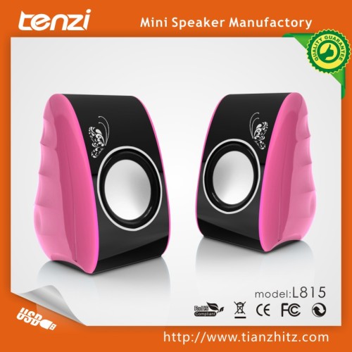 Newest design battefly mini speaker for pc