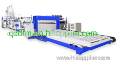 PC flat foaming sheet production line