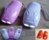 rabbit shape dynamo hand press flashlight