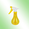 Yellow trigger sprayer plastic bottle