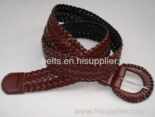 plaited belts